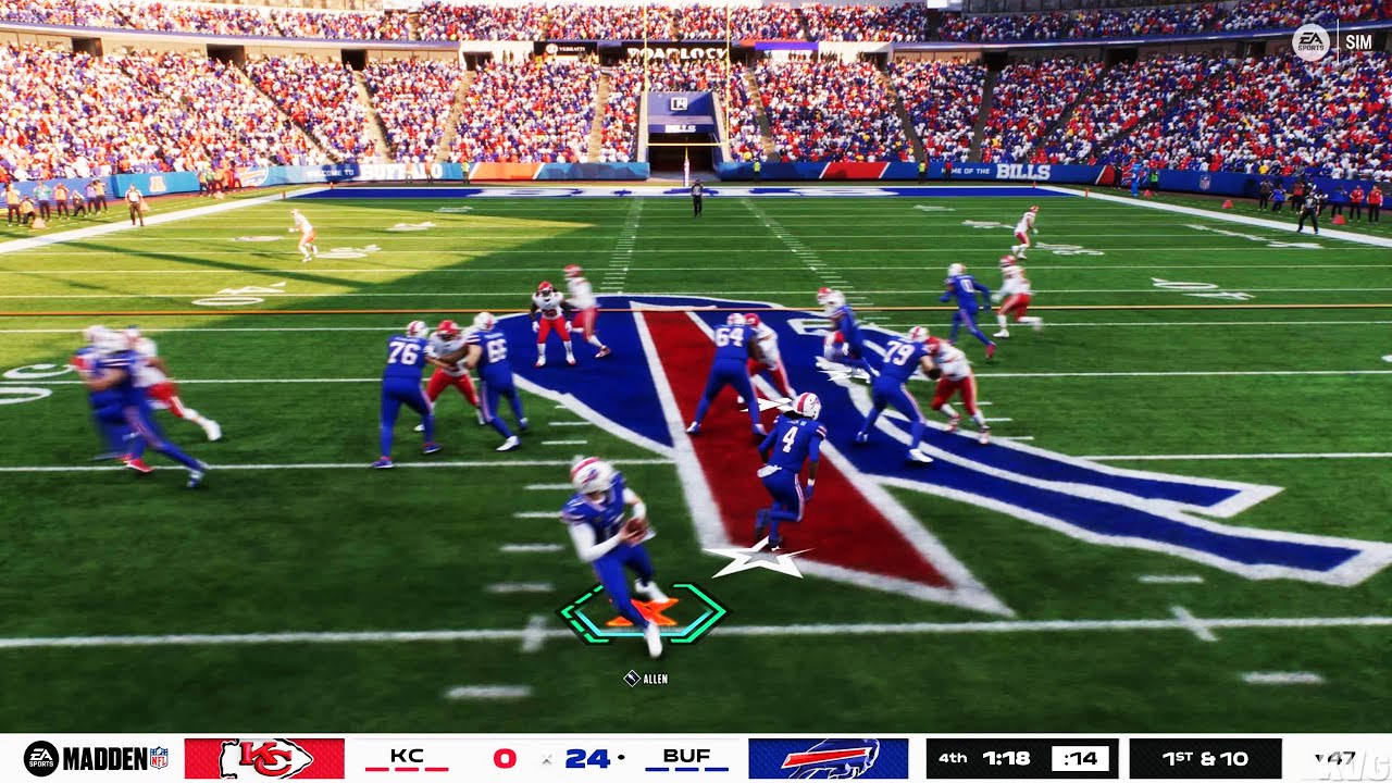Madden NFL 26 - Kansas City Chiefs vs Buffalo Bills - Gameplay (PS5 UHD) [4K60FPS]