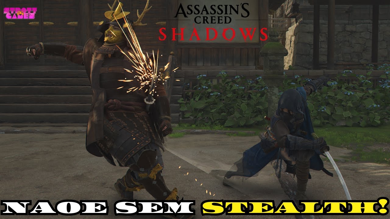 Dicas de combate com Naoe em Assassin's Creed Shadow. Ser&aacute; Que Ela Aguenta na Porrada?!