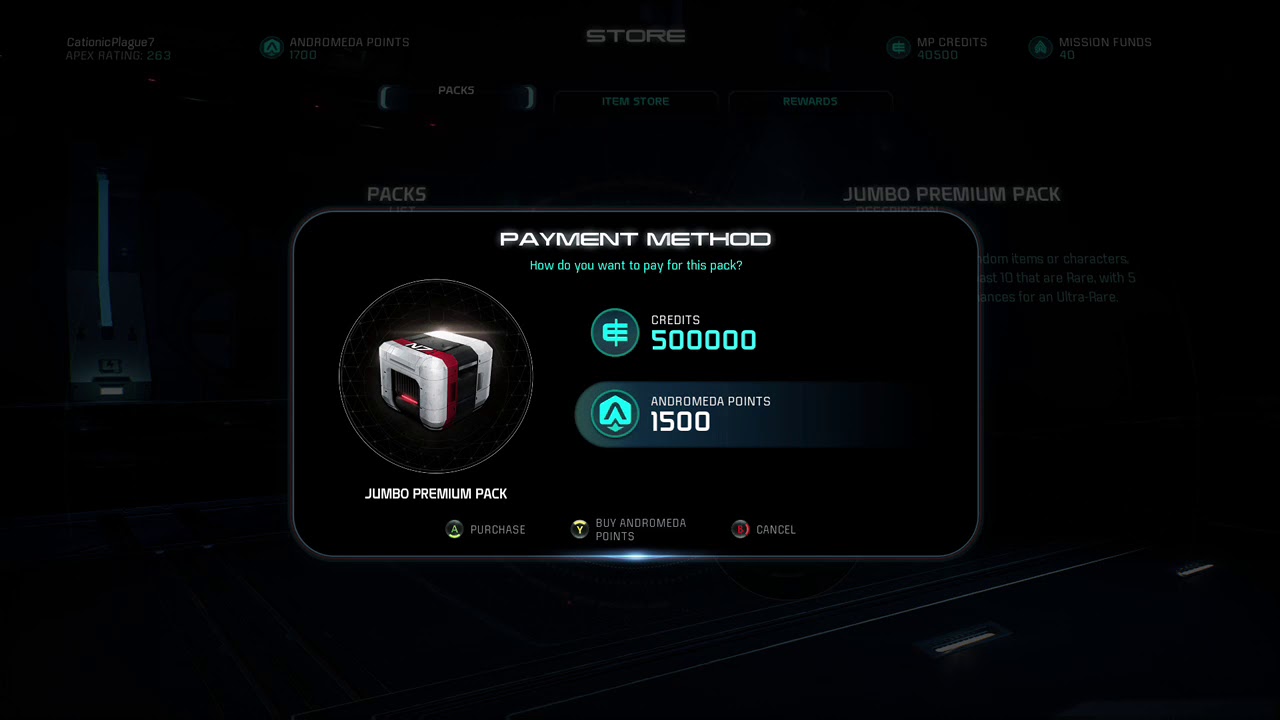 Mass effect andromeda jumbo premium pack opening