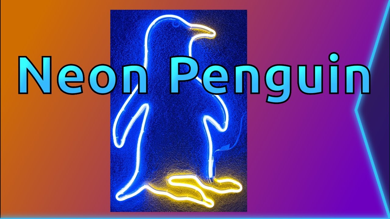 Unboxing and Look at Neon Penguin Christmas Decoration