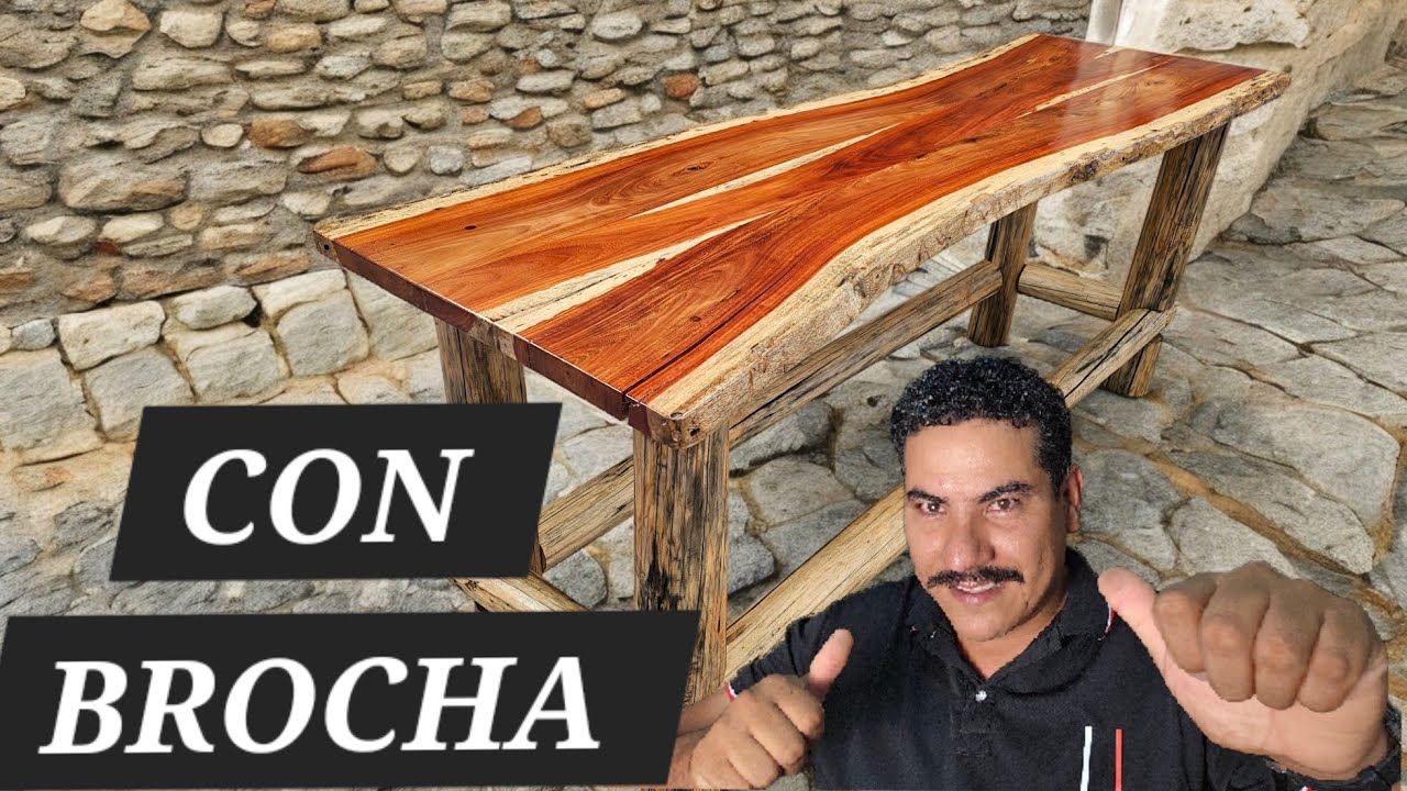 Cómo BARNIZAR CON BROCHA! Paso a paso! EXCELENTE RESULTADO!!!!😀👍💪
