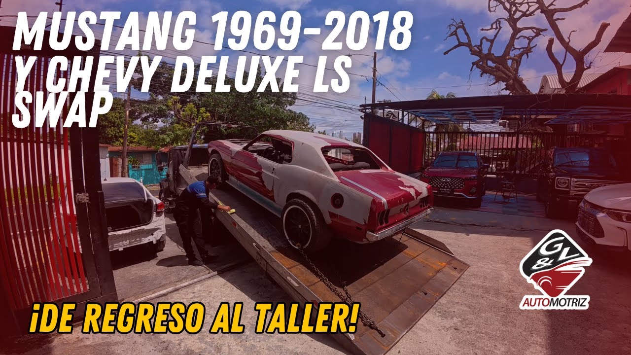 Regreso del Mustang 69/2018 al taller  / Chevy Deluxe 1956 LS Swap techo terminado | G&L Automotriz