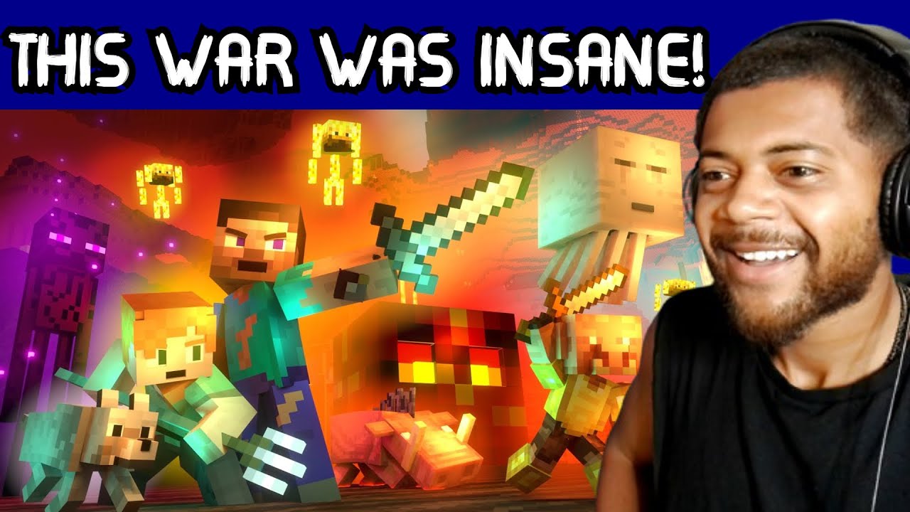 Alex & Steve Life (NETHER WAR) | REACTION!!