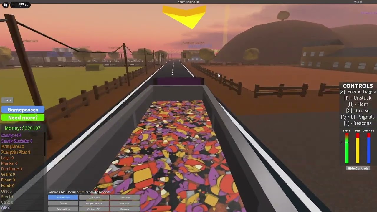 How to do the Pumpkin & Candy Deliveries in Trucking Tycoon: EXPANDED & ENHANCED