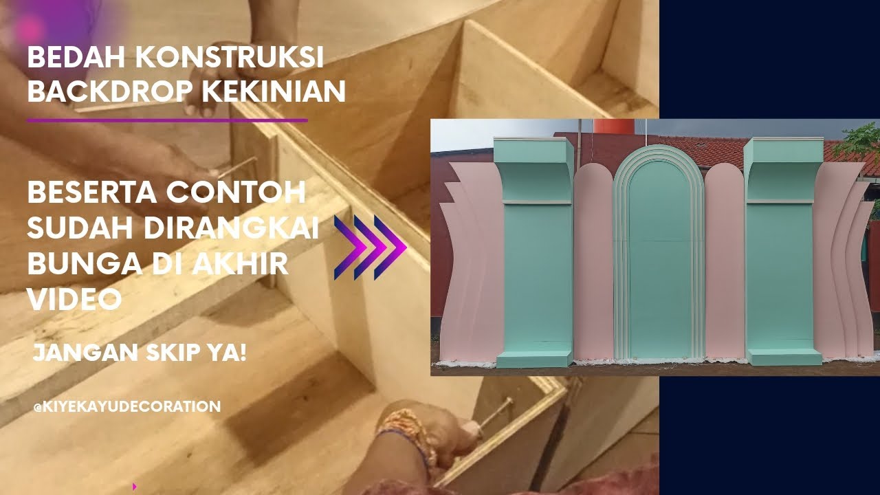 dekorasi pelaminan 2023 ,, d akhir video ada contoh sudah di rangkai bunga