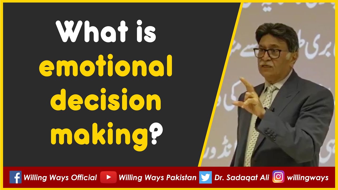 What is emotional decision making?