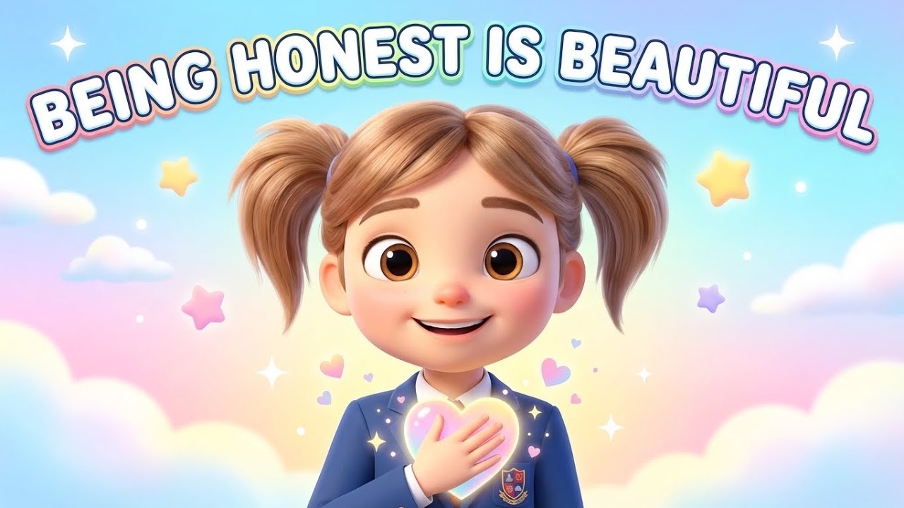 Being Honest Is Beautiful | Kids Values Song 🎵✨