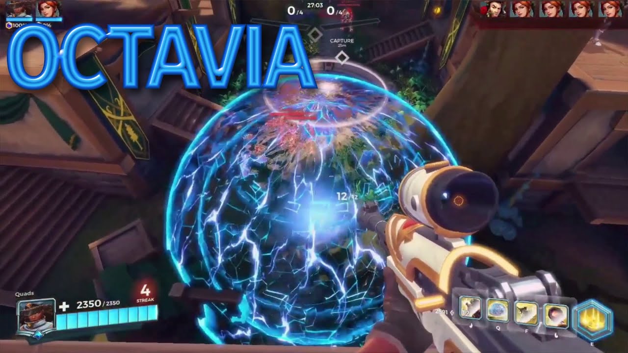 Paladins Octavia Gameplay Abilities - ultimate - Talents (new Damage Champion) 2021 | MaxLevel Vlogs