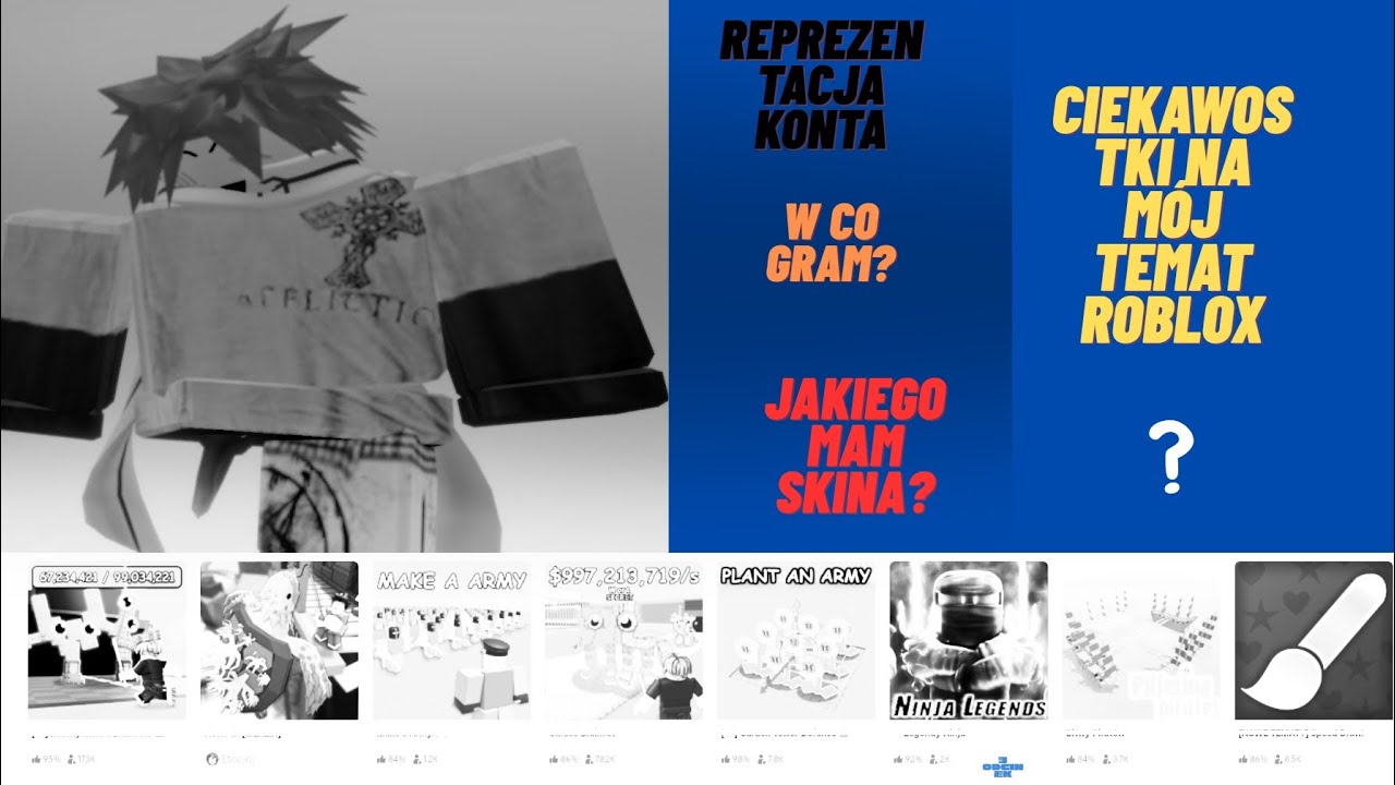 😎 REPREZENTACJA MOJEGO KONTA NA *ROBLOX*