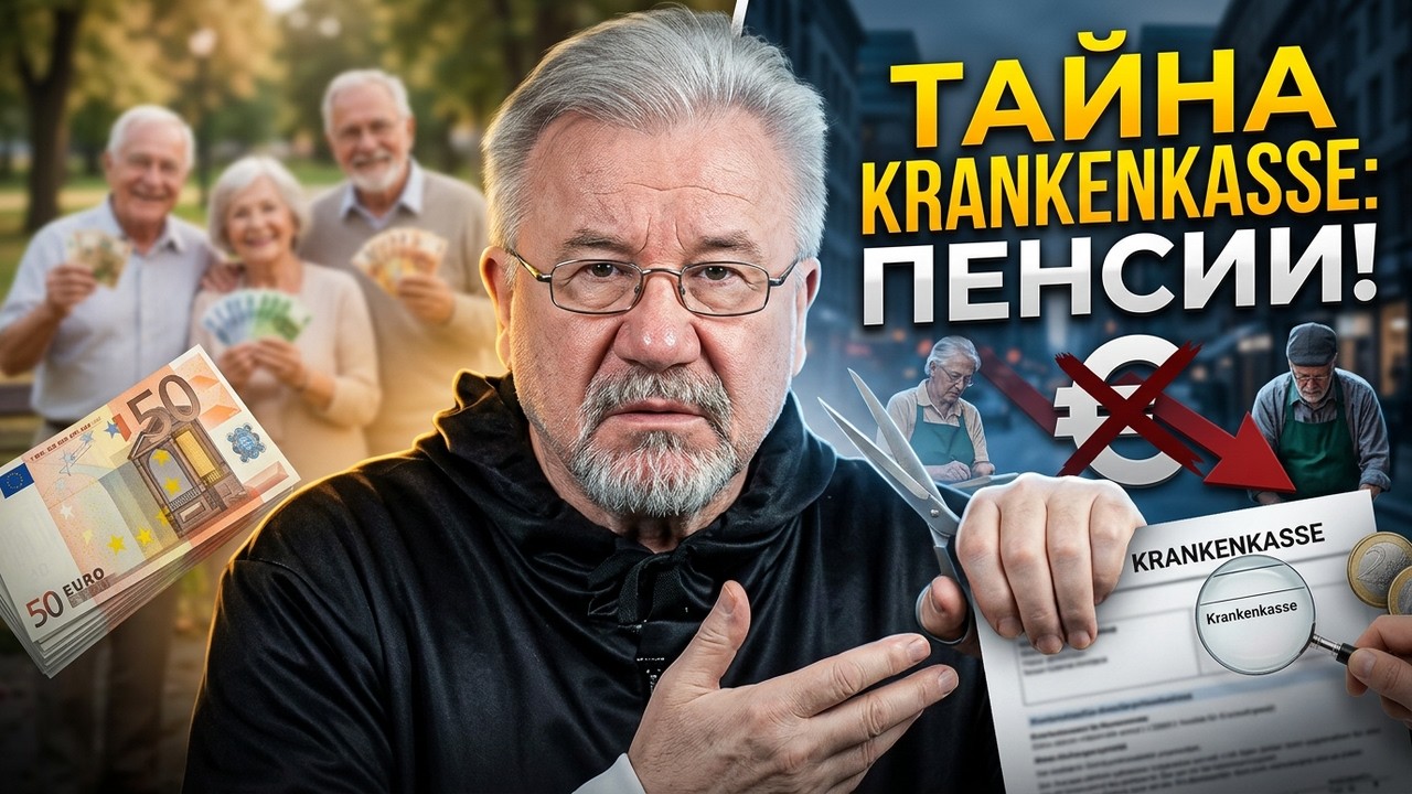 Радикальное урезание пенсий в Германии! Что скрывает Krankenkasse?