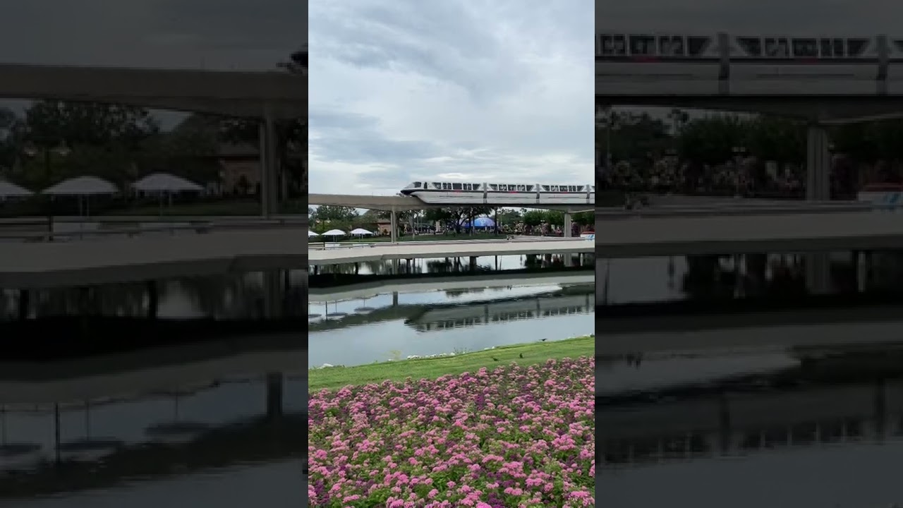 Travel Train Monorail Transport Disney EPCOT 