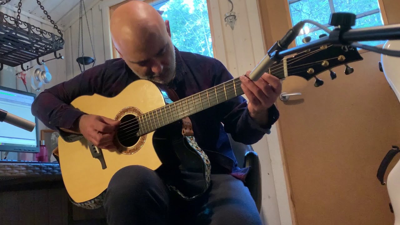 Song for George (DADGAD) on a Greenfield G1 fanned fret