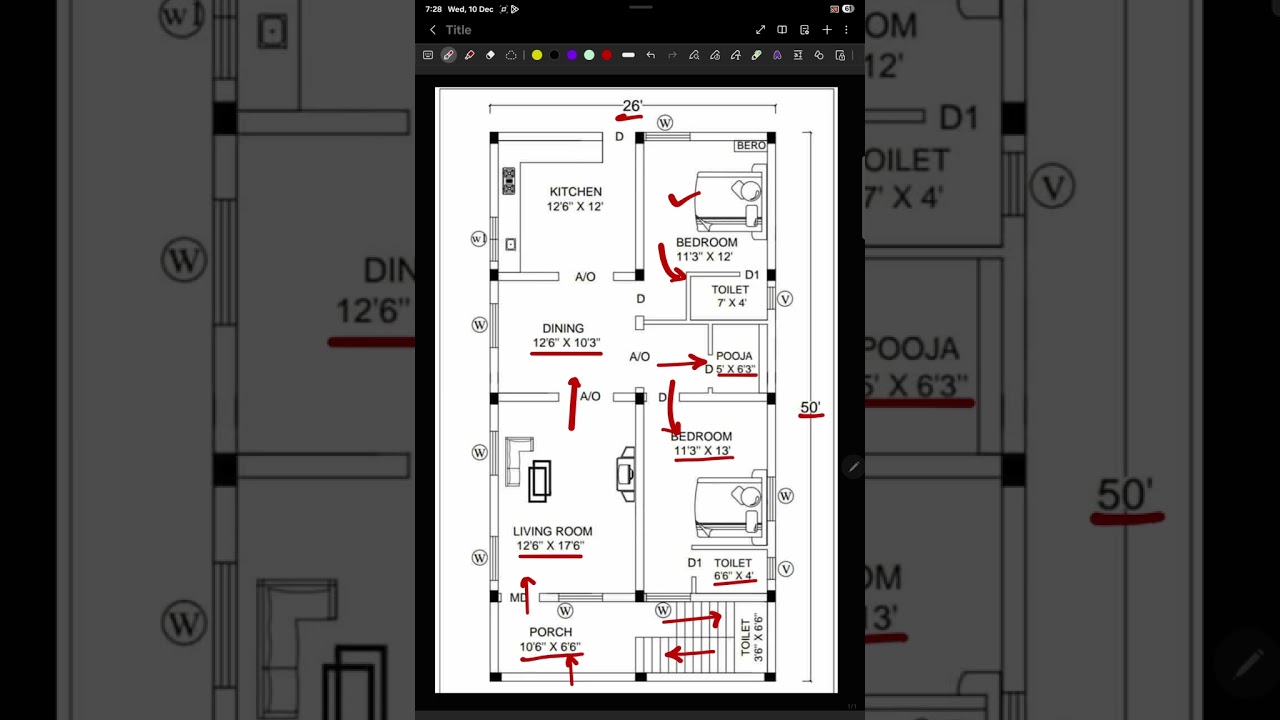 Small house plan !!  Beautiful house design  for a small unite family 