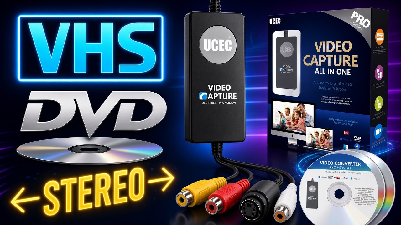 Лучший EZCap на сегодняшний день! Устройство видеозахвата UCEC USB 2.0, версия Pro.
