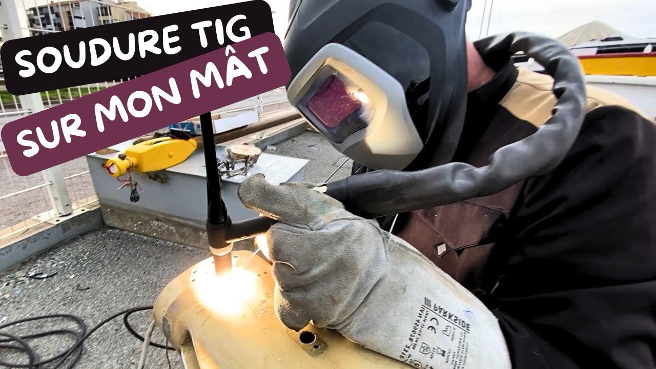 Soudure TIG sur l’aluminium de mon mât