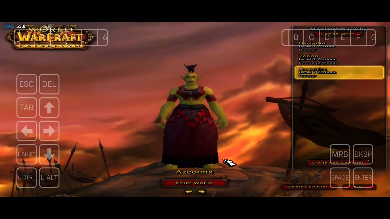 World of Warcraft on Android: Winlator 7.1 - 4GB testing