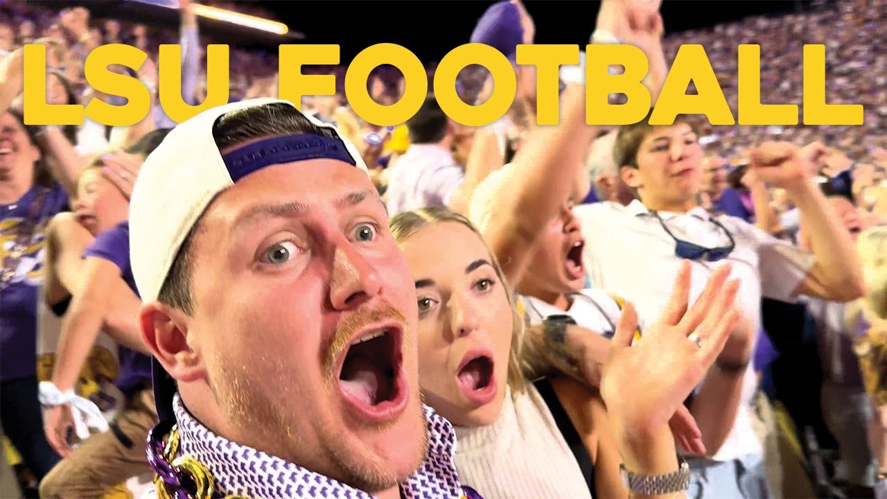 What it's like to be an LSU Fan | My first SEC Football experience