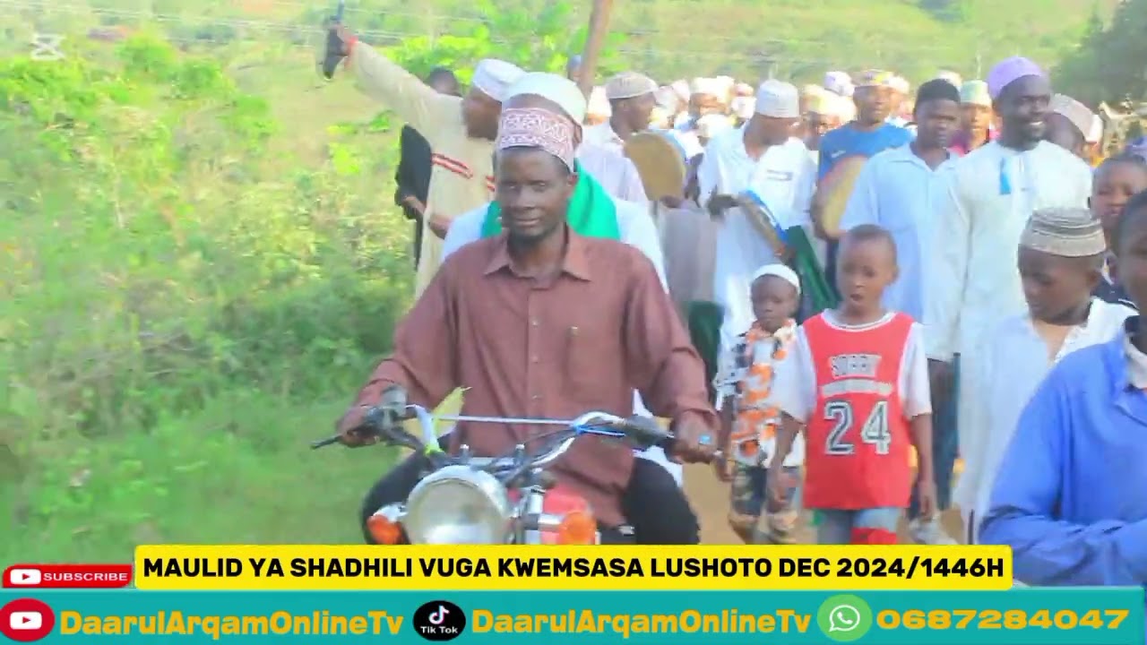 ZAFA KUBWA MADRASAT SHADHILI VUGA KWEMSASA LUSHOTO TANGA TAR 07/12/2024