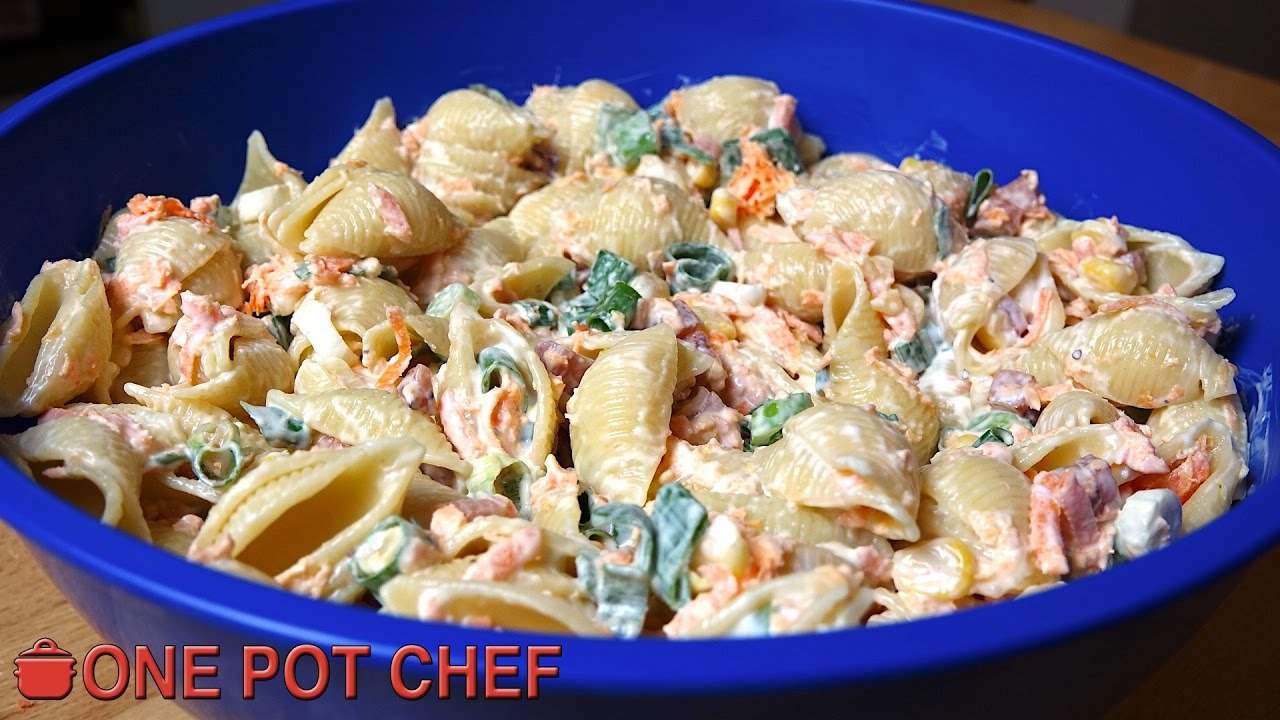 Нежный сливочный салат из пасты | One Pot Chef
