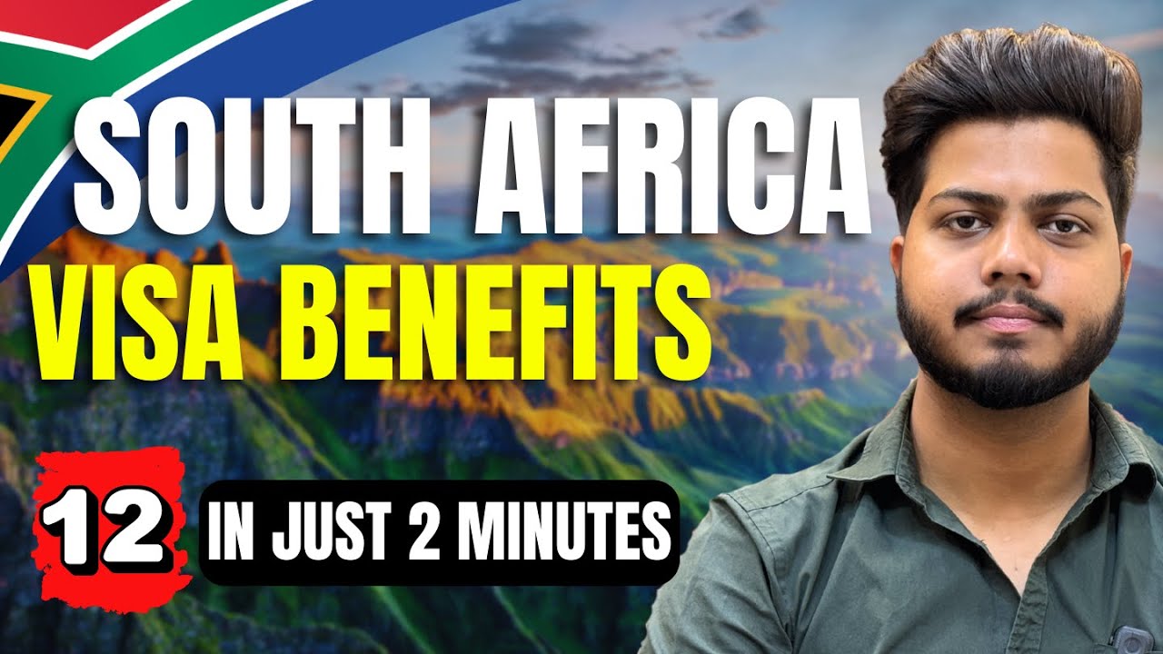 🇿🇦 South Africa Tourist Visa Benefits in Just 2 Minutes!
