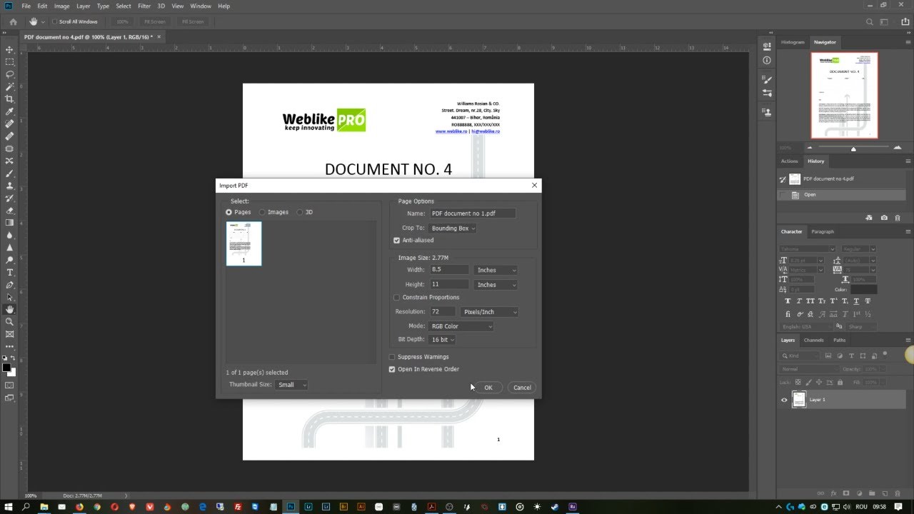 How to Combine PDF files into One (Photoshop or Adobe Acrobat Pro DC)