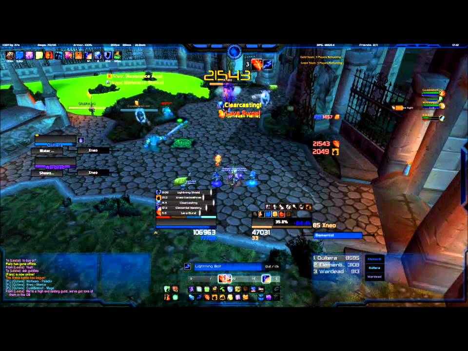 A quick wow 3v3 battle