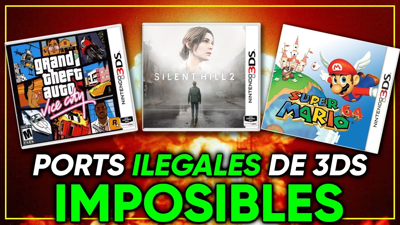 PORTS ILEGALES de 3DS tan BUENOS que parecen IMPOSIBLES