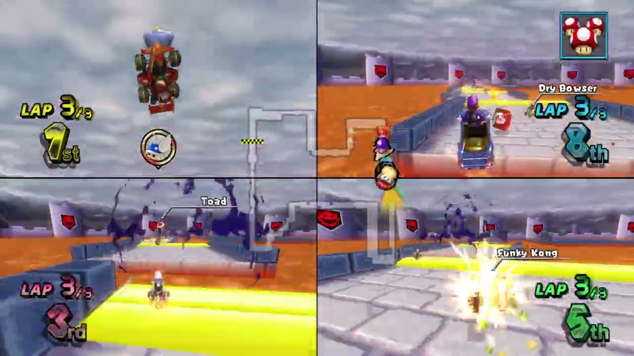 Mario Kart Wii ✦ 4 Players #432 Leaf Cup 150cc