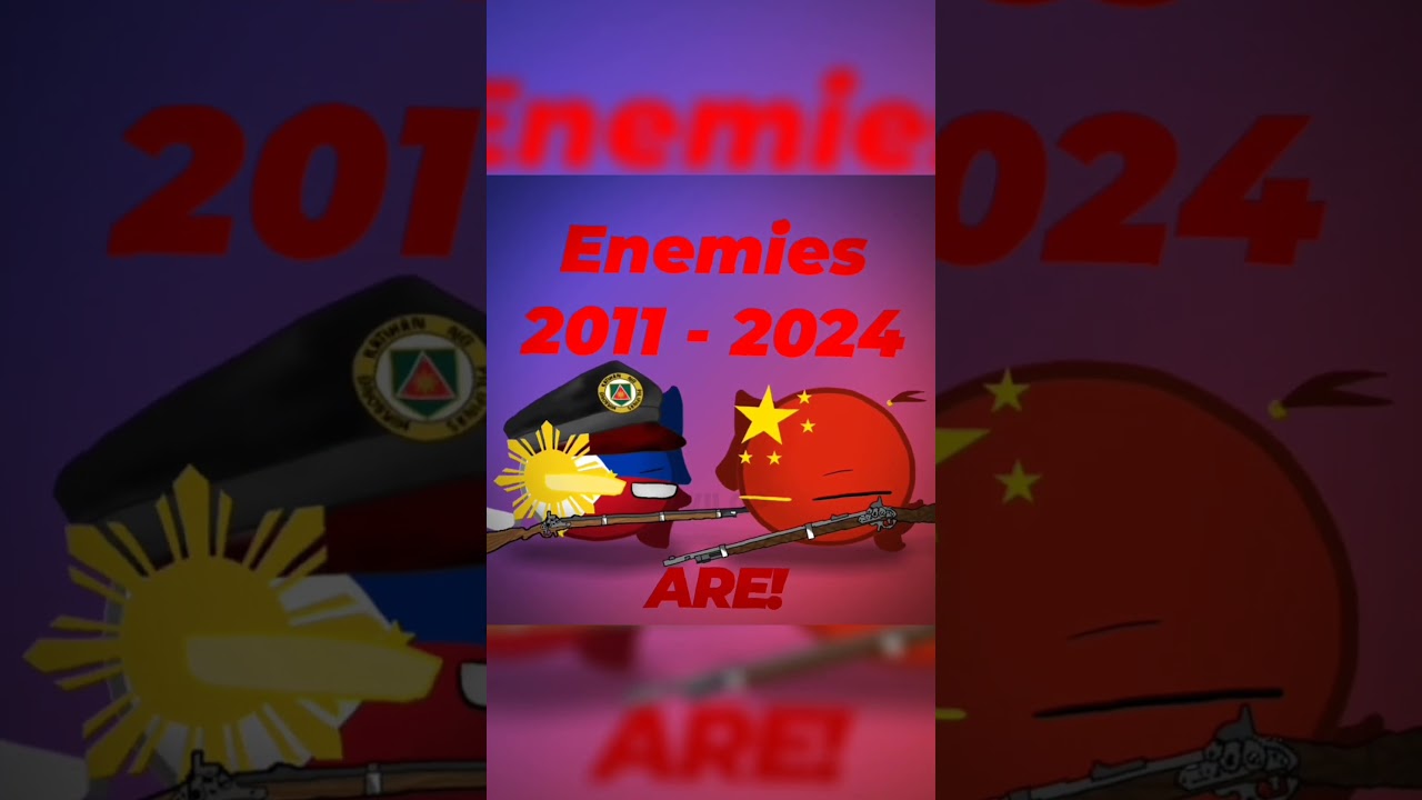 Friends To Enemies #countryballsedit #countryballs #china #philippines