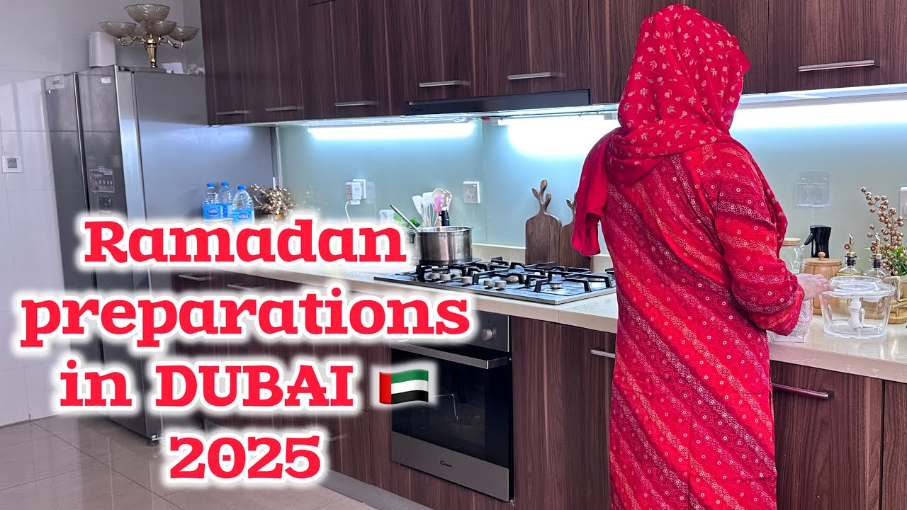 Vlog 32 - Ramadan preprations in Dubai 🕌 Cook and freeze iftar items for convenience 🥟