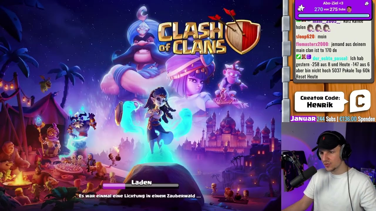 LEGENDE, CLANKRIEGE & MEHR 🏆 VOLLZEIT MONAT 🏆 | byHenrik Livestream vom 29.01.2026