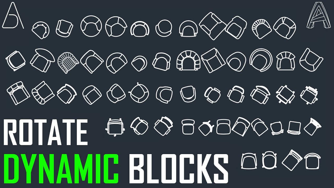 Rotate Dynamic Blocks - AutoCAD