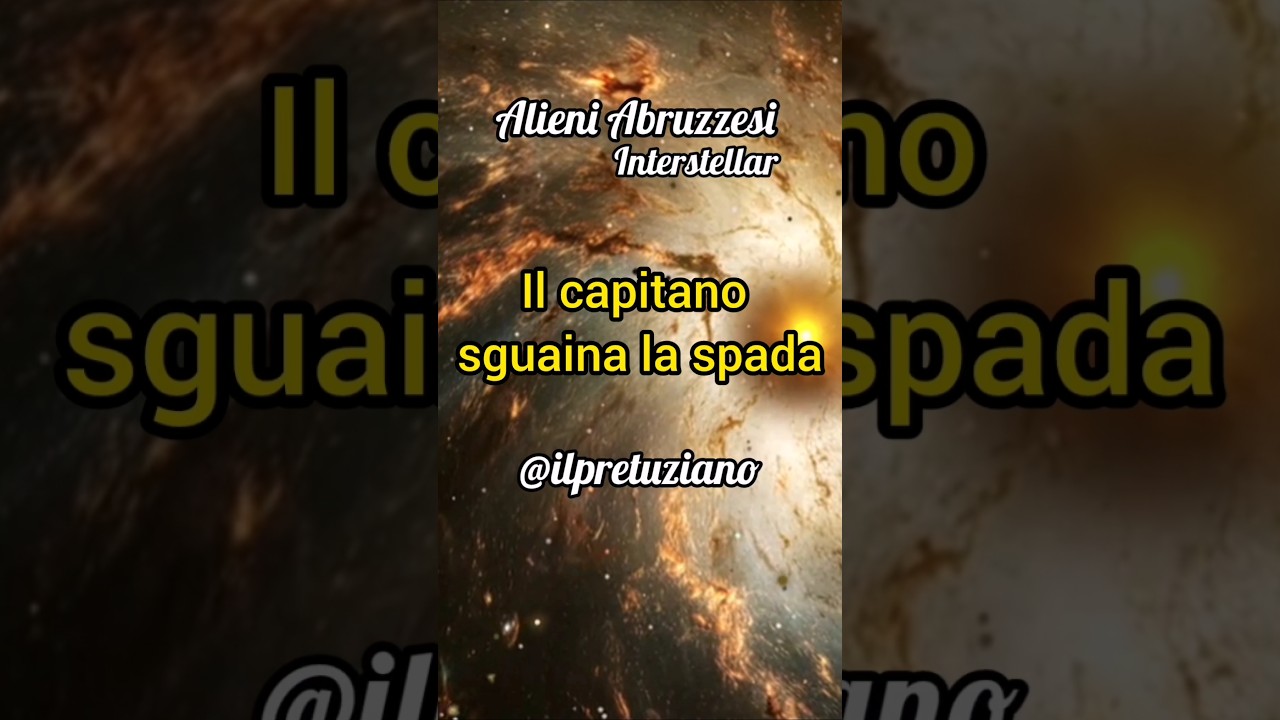 Alieni Abruzzesi Interstellar: la camicia rossa #ilpretuziano #dialettoabruzzese #alieniabruzzesi