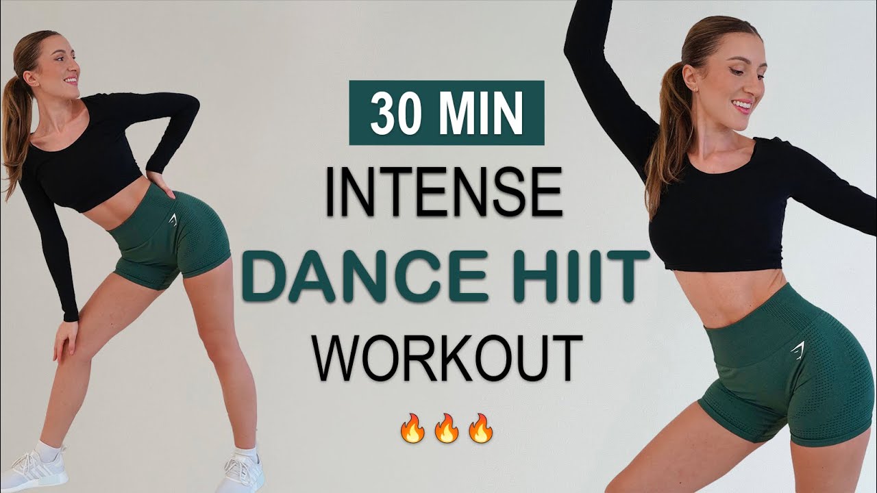 30 MIN INTENSE CARDIO DANCE HIIT Workout | Burn Up To 500 Calories | All Standing |  All Levels