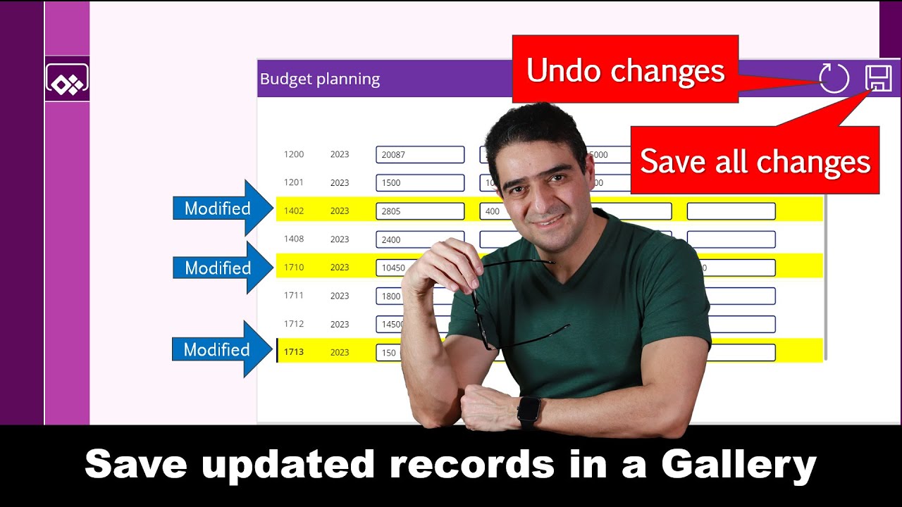 Power Apps Gallery: How To Save Multiple Records at Once