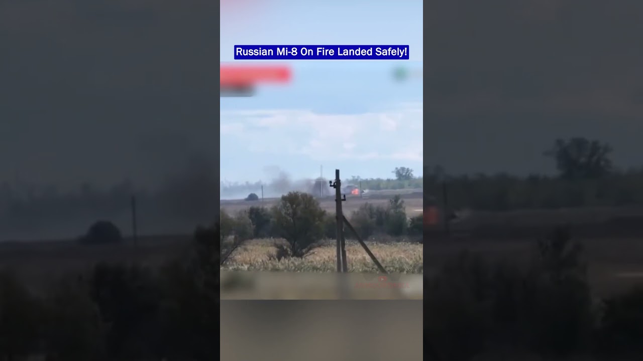 Russian Mi-8 Helicopter Hit by Drone But Lands Safely