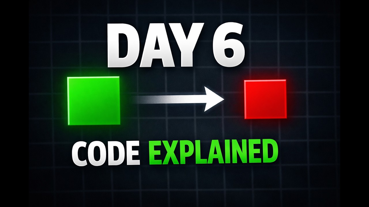 I Built a Game in Notepad — Day 6 Code Explained