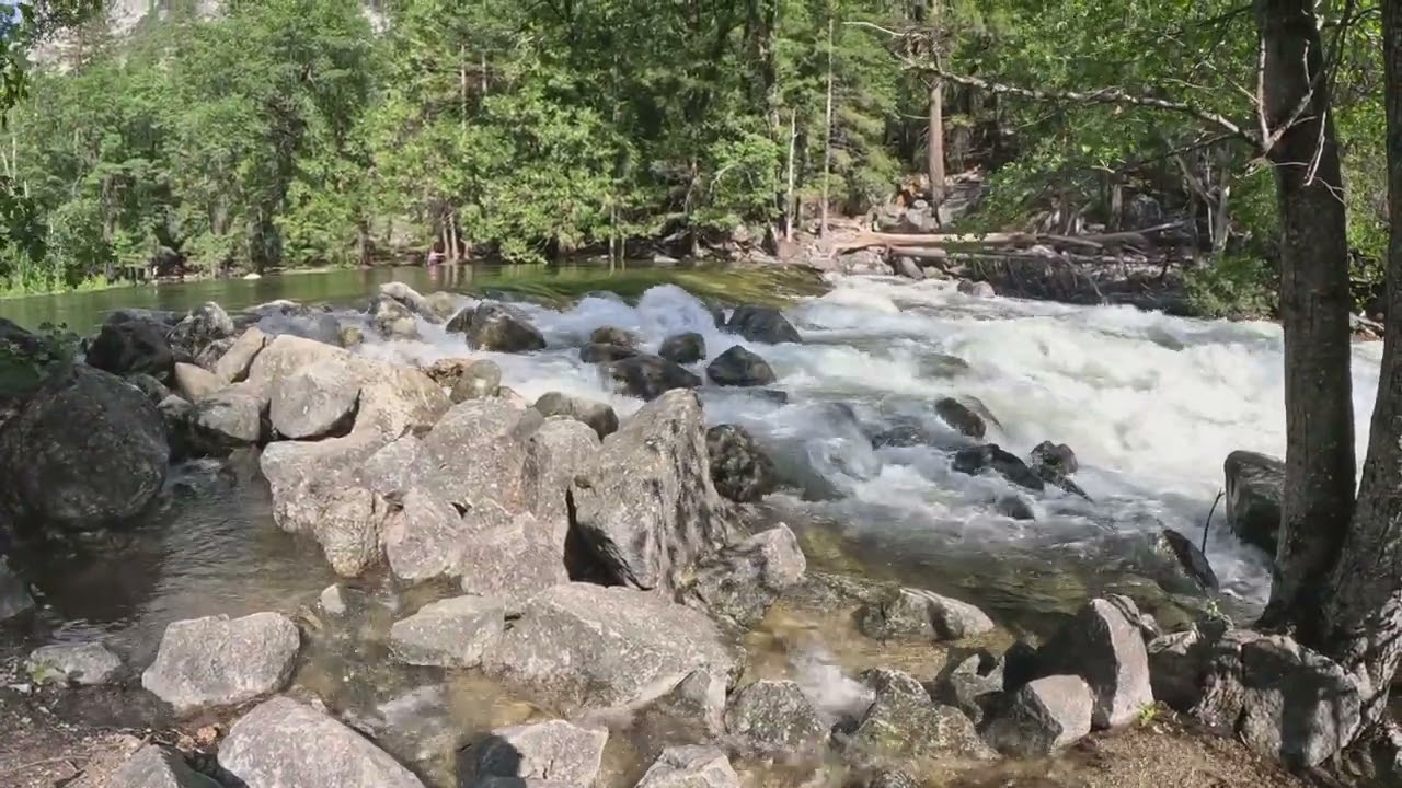 Relaxing River Sounds at Mirror Lake | Flowing Water & Nature Ambience