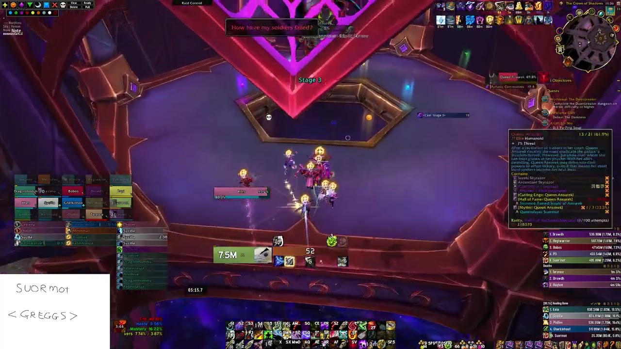 Queen Ansurek Mythic CE - MM Hunter pov