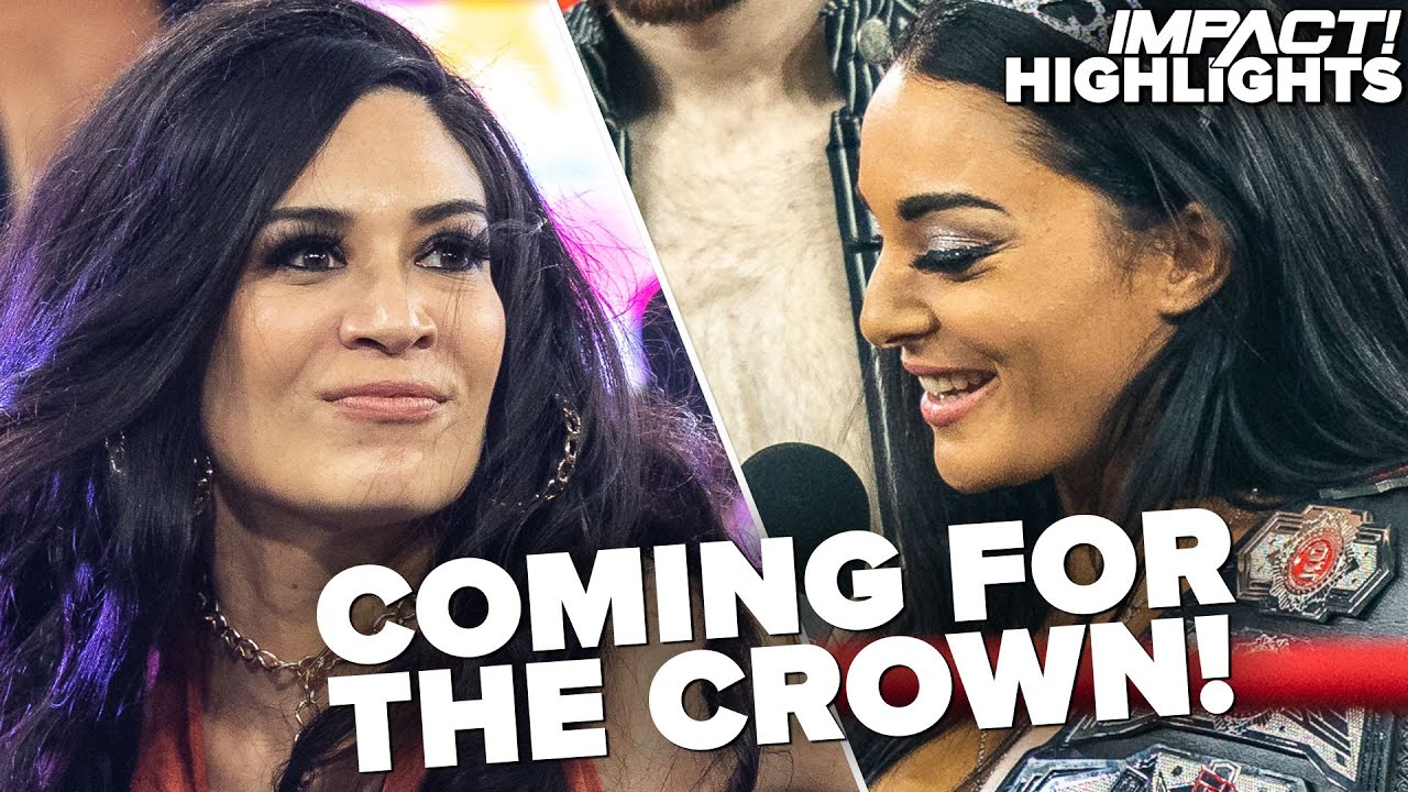 MELINA hits the IMPACT ZONE! Face to face with Deonna Purrazzo!