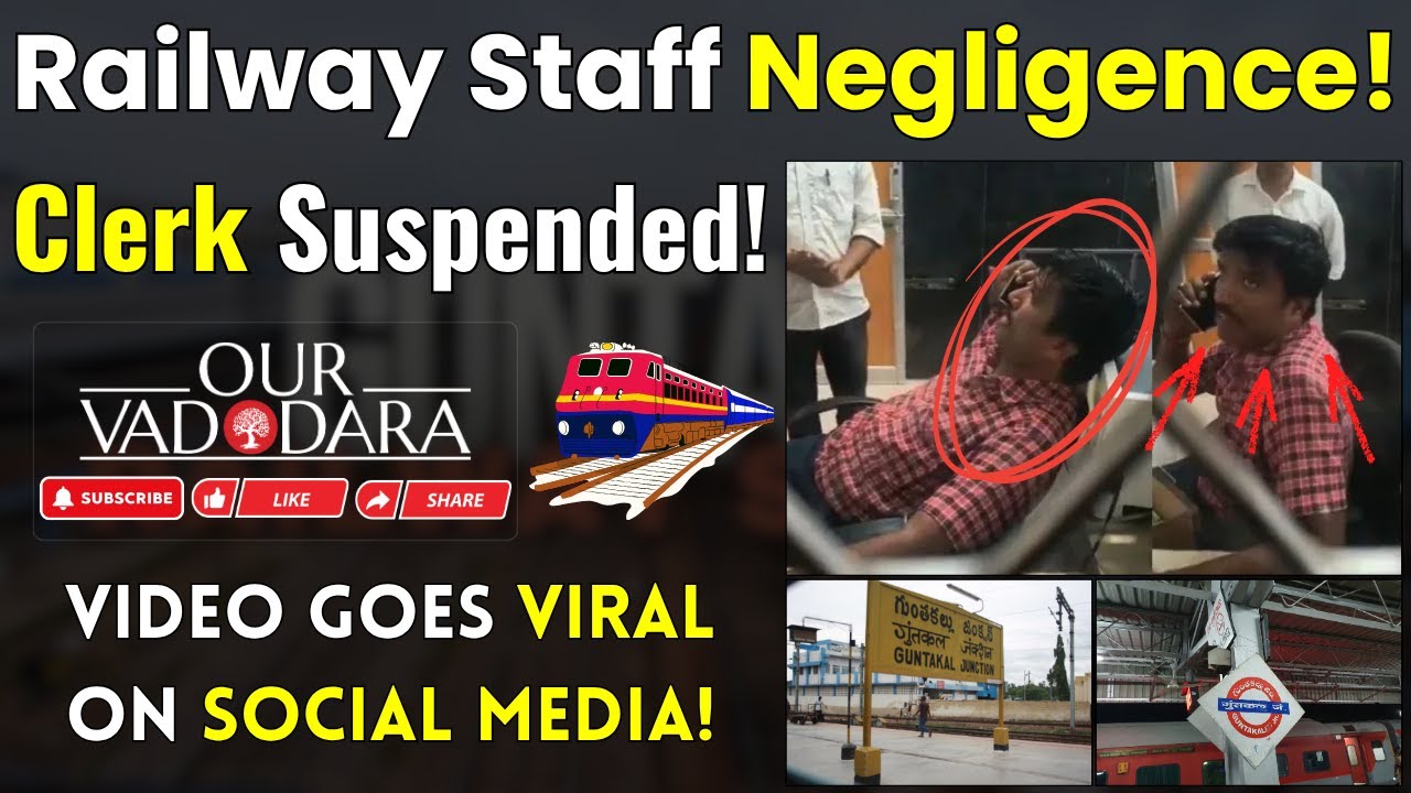 Strict Move On Railway Clerk | Busy in Phone Call, Passengers Waited for 15-Min | Viral Video!