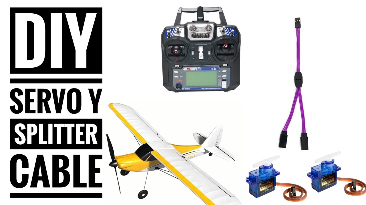 How to make a DIY servo Y Splitters cable FOR RC PLANE Hobby Grade || #diy #rcplane #hobby