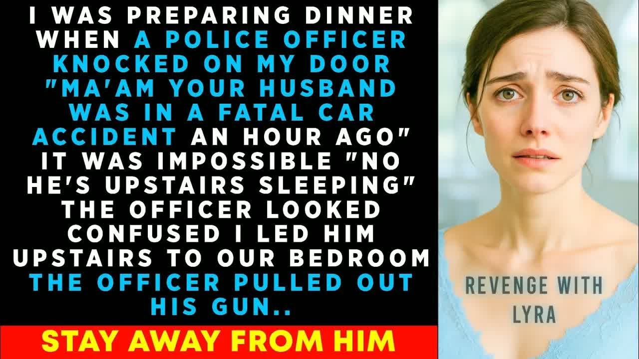 I Was Preparing Dinner When A Police Officer Knocked On My Door ＂MA'AM your HUSBAND was