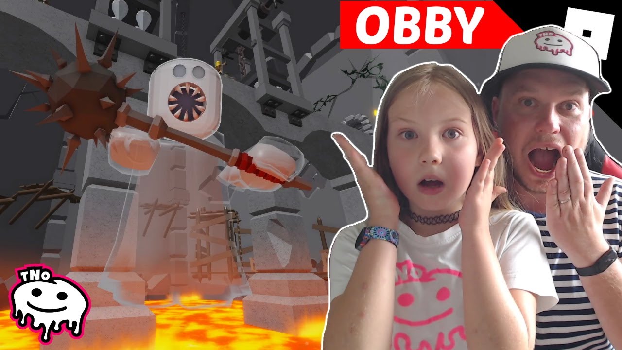 TOHLE JE LUXUSNÍ SKÁKAČKA 😱  Escape The Castle Of Robloxia! Obby (NEW) | Tatínek a Barunka CZ/SK