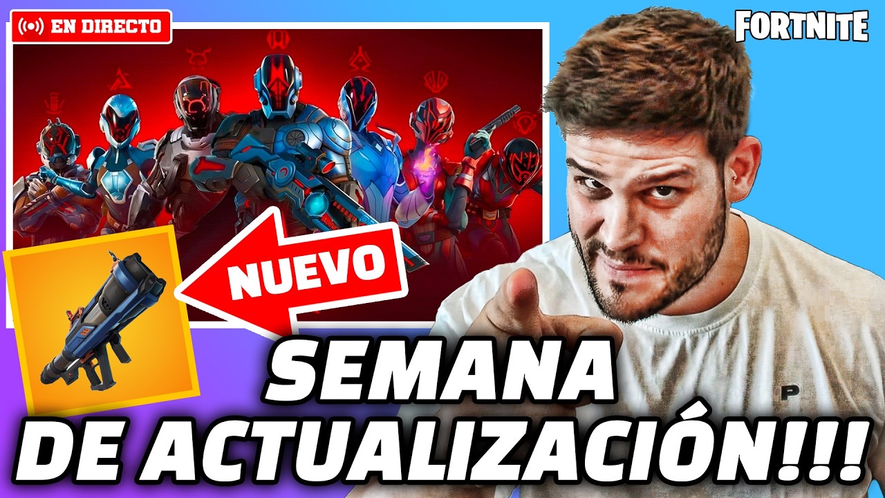 ✅MAÑANA ULTIMA ACTUALIZACION DE LA TEMPORADA 😱 #fortnite  #epicpartner #fortnitedirecto