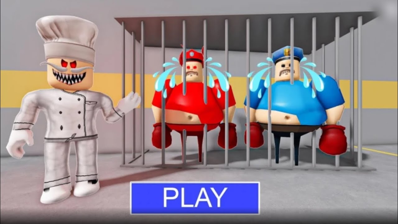 Papa Pizzeria prison run escape obby |OBBY ROBLOX|| Gameplay Walkthrough no death 4k #roblox #obby