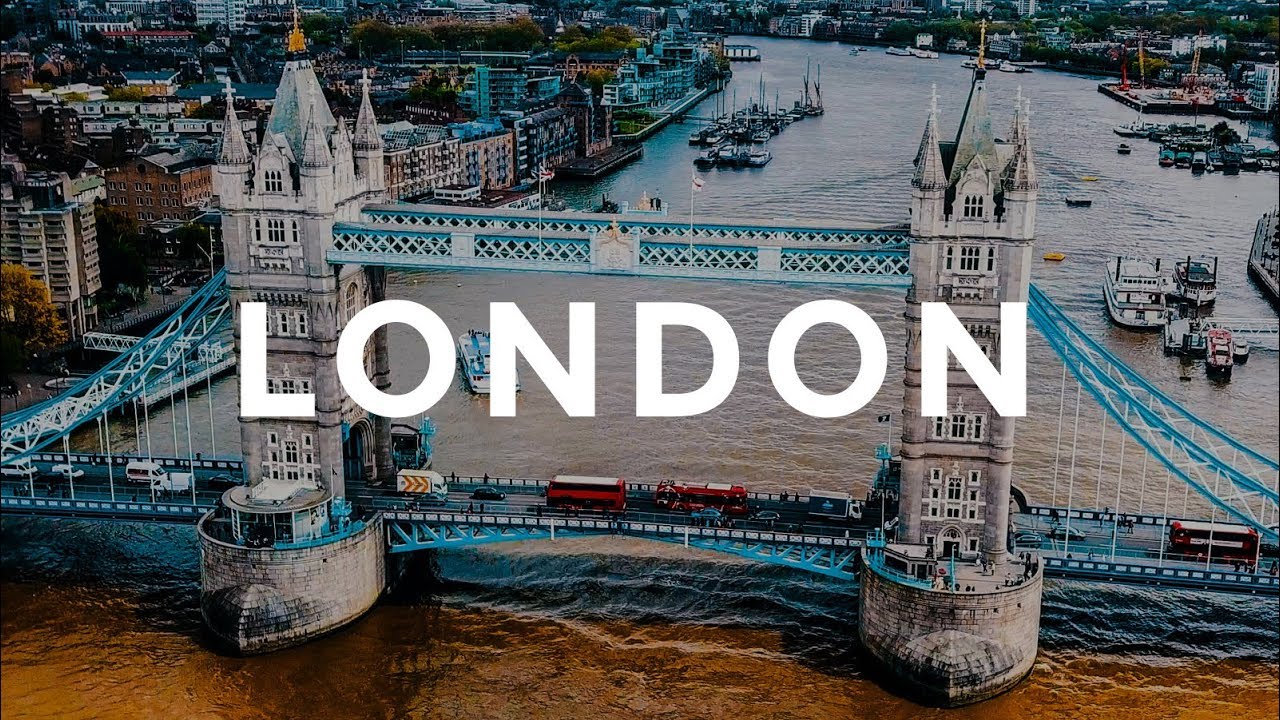ЛОНДОН - ЛУЧШИЕ ГОРОД ДЛЯ ПУТЕШЕСТВИй В МИРЕ. DJI Mavic Аэросьемка с Дрона. Полет дрона в городе.
