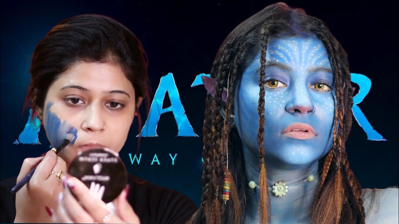 I Tried to Recreate The AVATAR Makeup Look!!