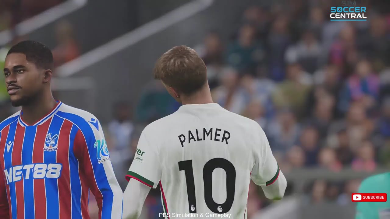 Crystal Palace vs Chelsea | Premier League 2025/26 | Full Match Gameplay | PES 21