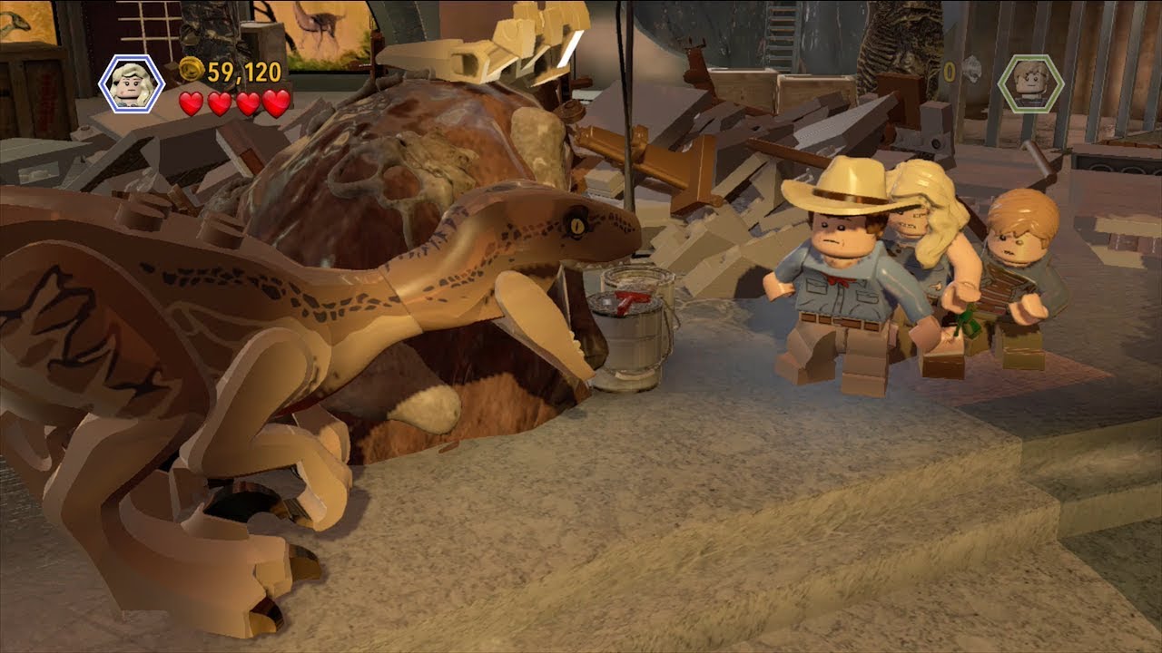 LEGO Jurassic World - Main Hall - Free Play (1080p60HD)